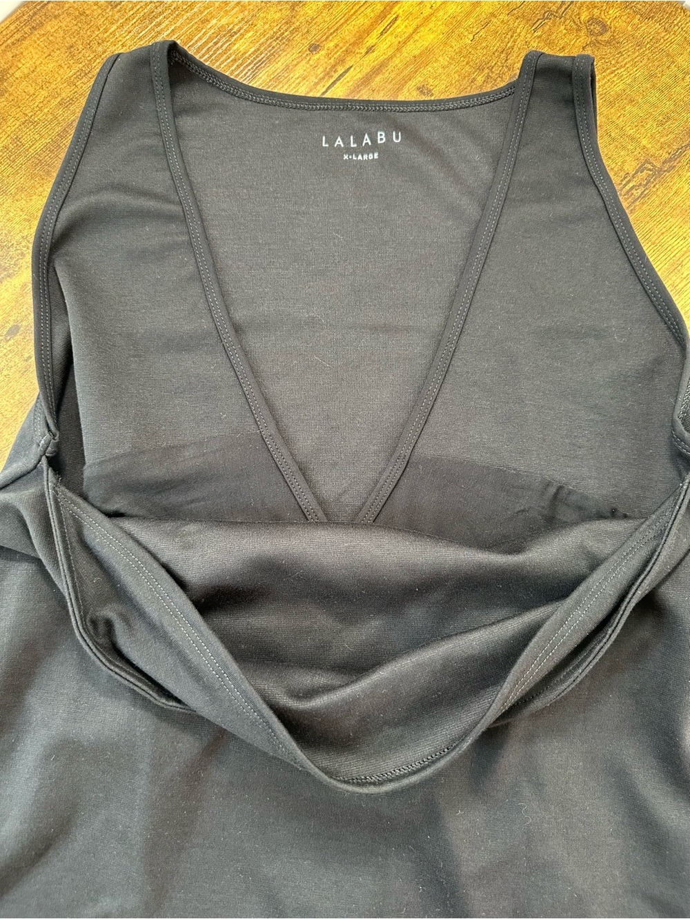 Lalabu Women’s Soothe Shirt Tank, Black XL Maternity - Picture 12 of 15